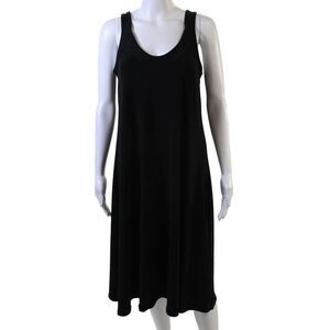 Simpli Womens Sleeveless Mid Calf Maxi Dress Jet Black Size 10